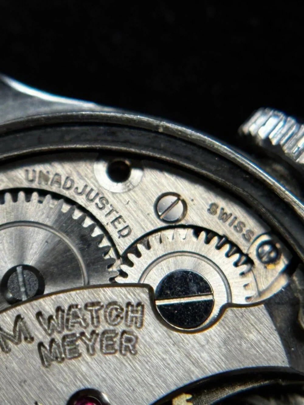 Vintage Polarus Swiss Watch 17 Jewels Incabloc Manual Wind EFFEM Meyer 1950s
